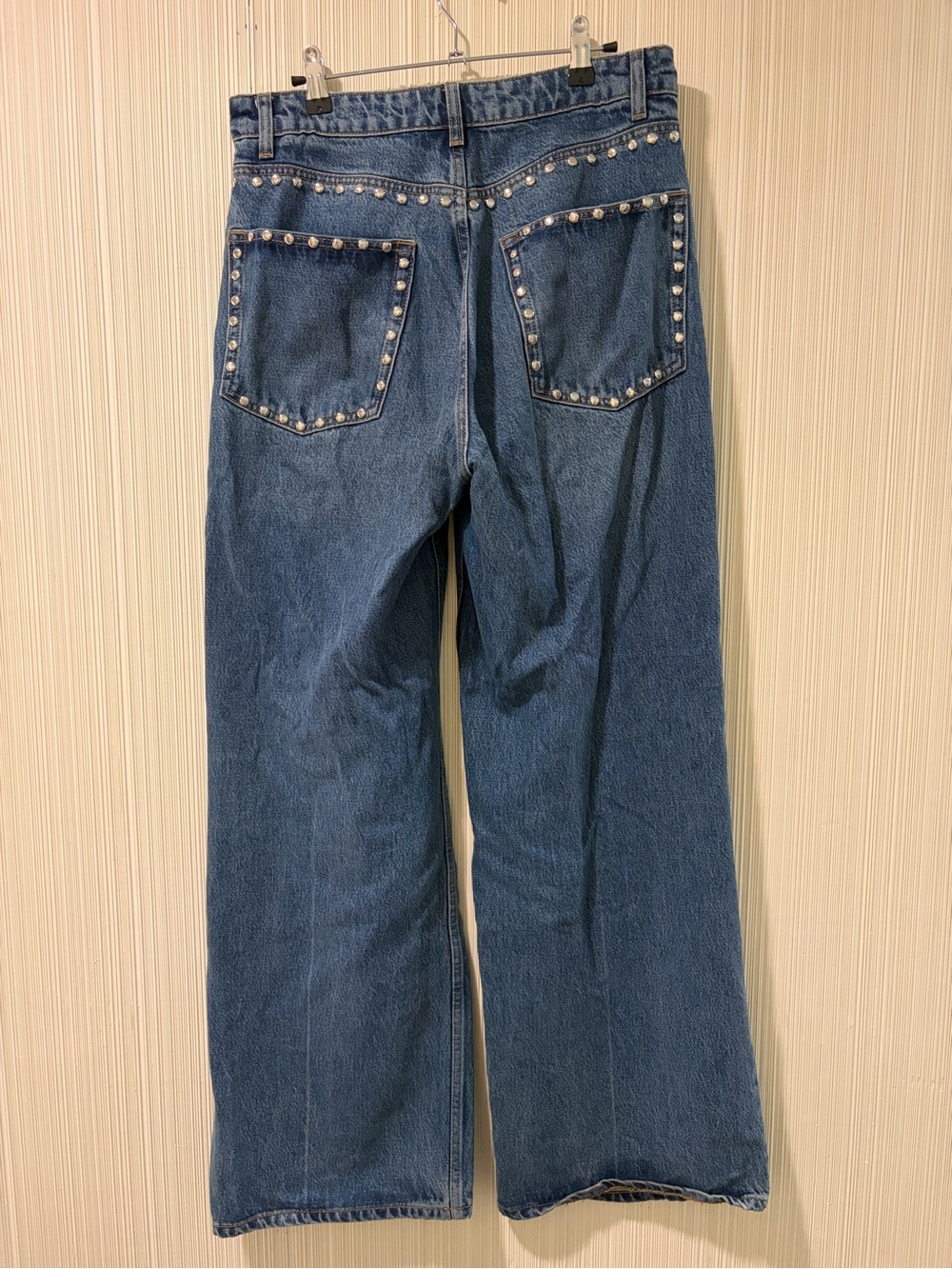 Studded Bootcut Jeans by Reformation - Picture 2 of 3